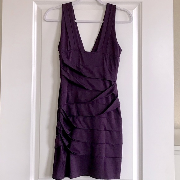 Forever 21 Party Purple Layered Dress - Picture 4 of 6